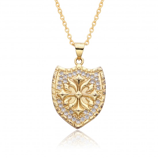 Wholesale of InS-style gold-plated light luxury necklaces for women with a niche design and a sense of high-end collarbone chains and heart-shaped pendants Wholesale of InS-style gold-plated light luxury necklaces for women with a niche design and a sense of high-end collarbone chains and heart-shaped pendants