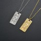 Wholesale trend of $100 US dollar pendant necklaces, gold and silver hip-hop collarbone chain necklaces in cross-border fashion from Europe and America Wholesale trend of $100 US dollar pendant necklaces, gold and silver hip-hop collarbone chain necklaces in cross-border fashion from Europe and America