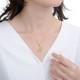 Cross-border hot-selling personalized and fashionable heart-shaped diamond-shaped rose dragonfly butterfly pendant collarbone couple necklace Cross-border hot-selling personalized and fashionable heart-shaped diamond-shaped rose dragonfly butterfly pendant collarbone couple necklace