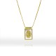Cross-border best-selling European-style Saint Guadalupe necklace, women's light luxury natural shell square tag pendant jewelry on Instagram Cross-border best-selling European-style Saint Guadalupe necklace, women's light luxury natural shell square tag pendant jewelry on Instagram