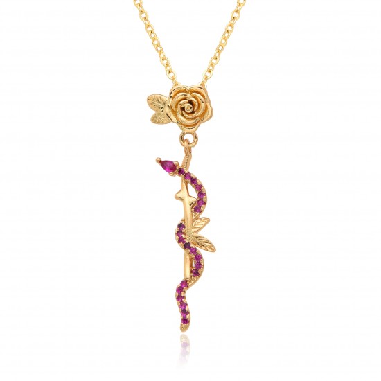 In 2025, the Year of the Snake, 14 types of curved snake-shaped micro-set pendant necklaces, women's chocker necklaces, copper and gold-plated jewelry In 2025, the Year of the Snake, 14 types of curved snake-shaped micro-set pendant necklaces, women's chocker necklaces, copper and gold-plated jewelry