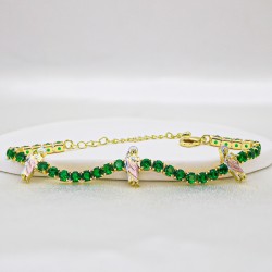 European and American foreign trade Amazon micro-set zircon bracelet, religious Saint Jude, niche, simple and sweet women's bracelet