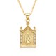 Women 's new religious accessory copper micro-set Virgin Mary pendant TEMPERAMENT versatile retro necklace necklace Women 's new religious accessory copper micro-set Virgin Mary pendant TEMPERAMENT versatile retro necklace necklace