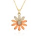 This is a fashionable and timeless necklace with a light luxury and delicate Daisy flower Settings. It is a versatile and trendy collarbone chain for female Internet celebrities This is a fashionable and timeless necklace with a light luxury and delicate Daisy flower Settings. It is a versatile and trendy collarbone chain for female Internet celebrities