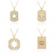 European and American cross-border octagonal star necklace, versatile for women, with a high-end feel, high color retention, niche design, light luxury necklaces and collarbone chains European and American cross-border octagonal star necklace, versatile for women, with a high-end feel, high color retention, niche design, light luxury necklaces and collarbone chains