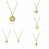 The octagonal star necklace is a versatile and high-end accessory for women. It is a best-selling cross-border accessory on Amazon with an ins style and copper plating of 18k gold
