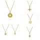 The octagonal star necklace is a versatile and high-end accessory for women. It is a best-selling cross-border accessory on Amazon with an ins style and copper plating of 18k gold The octagonal star necklace is a versatile and high-end accessory for women. It is a best-selling cross-border accessory on Amazon with an ins style and copper plating of 18k gold