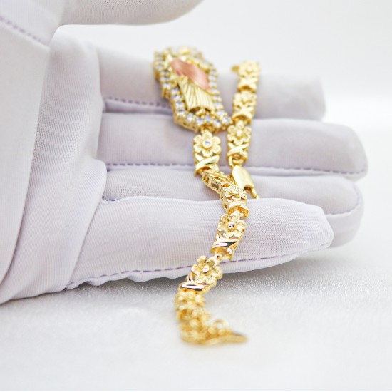 Factory direct supply of cross-border Virgin Mary series bracelets, Maria Maria pendant necklaces, retro and fashionable exclusive accessories Factory direct supply of cross-border Virgin Mary series bracelets, Maria Maria pendant necklaces, retro and fashionable exclusive accessories