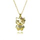 Anime mouse-style necklace, a light luxury and niche design for girls, with a high-end feel. New 2024 collarbone chain, strong chain, summer gift Anime mouse-style necklace, a light luxury and niche design for girls, with a high-end feel. New 2024 collarbone chain, strong chain, summer gift