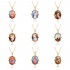 Cross-border new accessories, European and American retro portrait pendants, women's jewelry, necklaces, pendants, epoxy resin necklaces