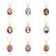 Cross-border new accessories, European and American retro portrait pendants, women's jewelry, necklaces, pendants, epoxy resin necklaces Cross-border new accessories, European and American retro portrait pendants, women's jewelry, necklaces, pendants, epoxy resin necklaces