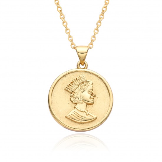 European and American cross-border fashion and creative pendant jewelry, copper plated 18K gold hollowed-out sun and moon necklace European and American cross-border fashion and creative pendant jewelry, copper plated 18K gold hollowed-out sun and moon necklace