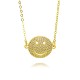 Clearance sale of European and American diamond-encrusted smiling face pendant necklaces, women's Instagram hip-hop simple sweater chains, cross-border autumn and winter new styles Clearance sale of European and American diamond-encrusted smiling face pendant necklaces, women's Instagram hip-hop simple sweater chains, cross-border autumn and winter new styles