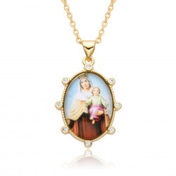 Cross-border new accessories, European and American retro portrait pendants, women's jewelry, necklaces, pendants, epoxy resin necklaces