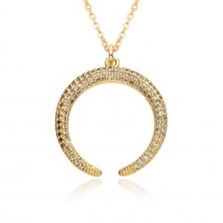 Aliexpress Women 's new fashion accessories Moon Star Pendant Fresh Personality necklace accessories necklace