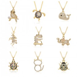European and American fashion popular women 's accessories HIP-HOP personality whale pendant Retro necklace accessory gift necklace