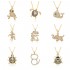 European and American fashion popular women 's accessories HIP-HOP personality whale pendant Retro necklace accessory gift necklace