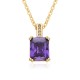 Square zircon necklace, a simple European and American Instagram collarbone chain, a light luxury niche Internet celebrity, versatile collarbone chain Square zircon necklace, a simple European and American Instagram collarbone chain, a light luxury niche Internet celebrity, versatile collarbone chain