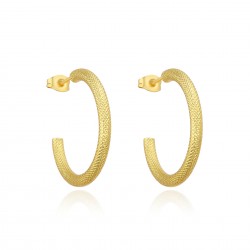 Exaggerated metallic style from Europe and America, simple geometric round ear rings, ins, fashionable and high-end, large earrings, stud earrings, new ear style