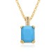 Square zircon necklace, a simple European and American Instagram collarbone chain, a light luxury niche Internet celebrity, versatile collarbone chain Square zircon necklace, a simple European and American Instagram collarbone chain, a light luxury niche Internet celebrity, versatile collarbone chain