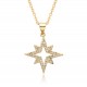 European and American five-pointed star-shaped pendant, guardian star, engraved star, diamond-encrusted star necklace, short women's collarbone chain wholesale European and American five-pointed star-shaped pendant, guardian star, engraved star, diamond-encrusted star necklace, short women's collarbone chain wholesale