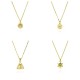 True gold 18K gold protected gold pendant with zircon, tribal pattern logo pendant, moon eye necklace accessory material True gold 18K gold protected gold pendant with zircon, tribal pattern logo pendant, moon eye necklace accessory material