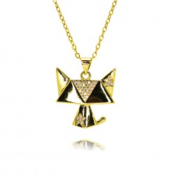 Dog and cat animal necklaces, girls' light luxury and niche design, high-end feel, 2025 new collarbone chain, strong chain summer gift