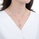 Cross-border popular accessories, light luxury hip-hop style, snake-shaped pendant necklace, zircon women's collarbone chain necklace in stock wholesale Cross-border popular accessories, light luxury hip-hop style, snake-shaped pendant necklace, zircon women's collarbone chain necklace in stock wholesale