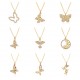 Elegant butterfly collarbone chain slightly set zircon pendant, ins style People's Day accessory gift, women's butterfly necklace Elegant butterfly collarbone chain slightly set zircon pendant, ins style People's Day accessory gift, women's butterfly necklace