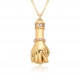 A new style of fashionable European and American necklace, copper-plated with real gold, slightly set with a pendant, a niche hip-hop accessory for women on Instagram A new style of fashionable European and American necklace, copper-plated with real gold, slightly set with a pendant, a niche hip-hop accessory for women on Instagram