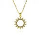 Sun and Moon style necklace for girls, light luxury, niche and high-end, 2024 new collarbone chain, strong chain summer gift Sun and Moon style necklace for girls, light luxury, niche and high-end, 2024 new collarbone chain, strong chain summer gift