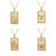 European and American cross-border religious personality statue collarbone chain Zircon eco-friendly copper material pendant necklace copper plating 18kg C651 European and American cross-border religious personality statue collarbone chain Zircon eco-friendly copper material pendant necklace copper plating 18kg C651