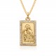 European and American cross-border religious personality statue collarbone chain Zircon eco-friendly copper material pendant necklace copper plating 18kg C651 European and American cross-border religious personality statue collarbone chain Zircon eco-friendly copper material pendant necklace copper plating 18kg C651