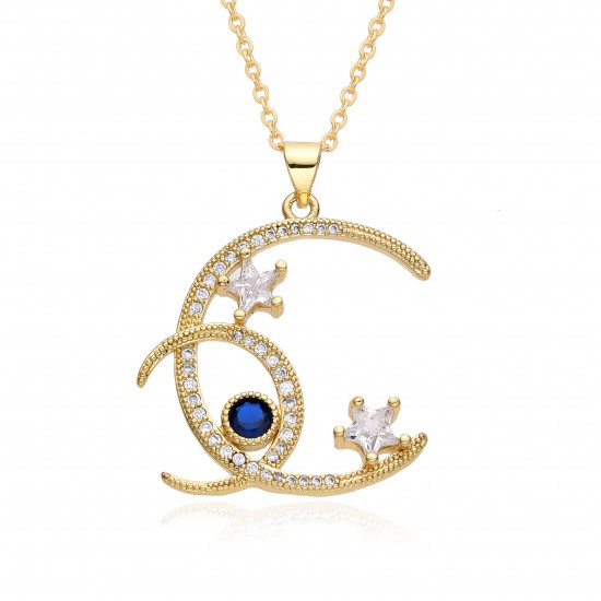 Aliexpress Women 's new fashion accessories Moon Star Pendant Fresh Personality necklace accessories necklace Aliexpress Women 's new fashion accessories Moon Star Pendant Fresh Personality necklace accessories necklace