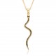 In 2025, the Year of the Snake, 14 types of curved snake-shaped micro-set pendant necklaces, women's chocker necklaces, copper and gold-plated jewelry In 2025, the Year of the Snake, 14 types of curved snake-shaped micro-set pendant necklaces, women's chocker necklaces, copper and gold-plated jewelry