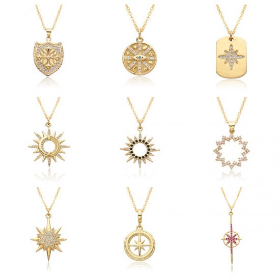 Wholesale of InS-style gold-plated light luxury necklaces for women with a niche design and a sense of high-end collarbone chains and heart-shaped pendants Wholesale of InS-style gold-plated light luxury necklaces for women with a niche design and a sense of high-end collarbone chains and heart-shaped pendants