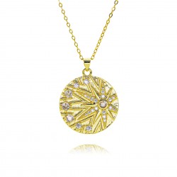 Sun and Moon style necklace for girls, light luxury, niche and high-end, 2024 new collarbone chain, strong chain summer gift