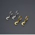Simple and inS-style star and moon combination earrings for women, fresh and sweet earrings, Japanese and Korean style ear buckles wholesale