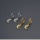 Simple and inS-style star and moon combination earrings for women, fresh and sweet earrings, Japanese and Korean style ear buckles wholesale Simple and inS-style star and moon combination earrings for women, fresh and sweet earrings, Japanese and Korean style ear buckles wholesale