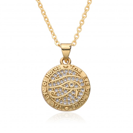 Micro-set pendant, Pharaoh's Eye, small shield, exotic style pendant, male and female Devil's Eye pendant Micro-set pendant, Pharaoh's Eye, small shield, exotic style pendant, male and female Devil's Eye pendant