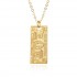 Wholesale trend of $100 US dollar pendant necklaces, gold and silver hip-hop collarbone chain necklaces in cross-border fashion from Europe and America