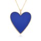 Cross-border best-selling heart-shaped oil-drop pendant with a heart and a heart, ins style, versatile and fashionable, 14K copper-plated real gold jewelry necklace Cross-border best-selling heart-shaped oil-drop pendant with a heart and a heart, ins style, versatile and fashionable, 14K copper-plated real gold jewelry necklace