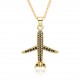 New European and American products in the style of Instagram, Amazon's best-selling fashion and individuality, 18k aircraft and aircraft women's pendant necklaces, consignment New European and American products in the style of Instagram, Amazon's best-selling fashion and individuality, 18k aircraft and aircraft women's pendant necklaces, consignment