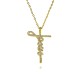 Cross-style necklace, a light luxury and niche design for girls, exudes a sense of sophistication. 2024 new collarbone chain and strong chain necklace Cross-style necklace, a light luxury and niche design for girls, exudes a sense of sophistication. 2024 new collarbone chain and strong chain necklace