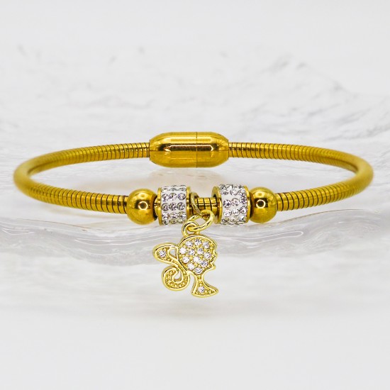 European and American design magnet attraction, full of diamonds, light luxury and high-end, stainless steel bracelets and bracelets for little boys and girls European and American design magnet attraction, full of diamonds, light luxury and high-end, stainless steel bracelets and bracelets for little boys and girls