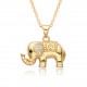 Little Elephant pendant necklace for women, with a sense of high-end, light luxury and niche design. Wholesale collarbone chain inlaid with zircon Little Elephant pendant necklace for women, with a sense of high-end, light luxury and niche design. Wholesale collarbone chain inlaid with zircon
