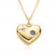 The 2023 new heart-shaped diamond-encrusted necklace for women features a simple and niche design. It is a heart-shaped collarbone chain with a copper plating of 18K real gold The 2023 new heart-shaped diamond-encrusted necklace for women features a simple and niche design. It is a heart-shaped collarbone chain with a copper plating of 18K real gold