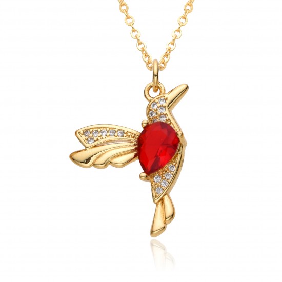 Cross-border new gold-plated bird necklace, elegant accessory, full of diamonds, unique and versatile, fashionable Instagram collarbone chain for women Cross-border new gold-plated bird necklace, elegant accessory, full of diamonds, unique and versatile, fashionable Instagram collarbone chain for women