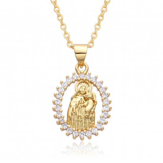 Youdaoplaceholder0 European and American cross-border creative personality accessories Virgin Mary Geometric Skeleton Pendant necklace necklaces Youdaoplaceholder0 European and American cross-border creative personality accessories Virgin Mary Geometric Skeleton Pendant necklace necklaces