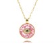 Cross-border best-selling accessories: crystal zircon shell Evil Eye necklace for women, European and American Devil Eye pendant necklaces Cross-border best-selling accessories: crystal zircon shell Evil Eye necklace for women, European and American Devil Eye pendant necklaces
